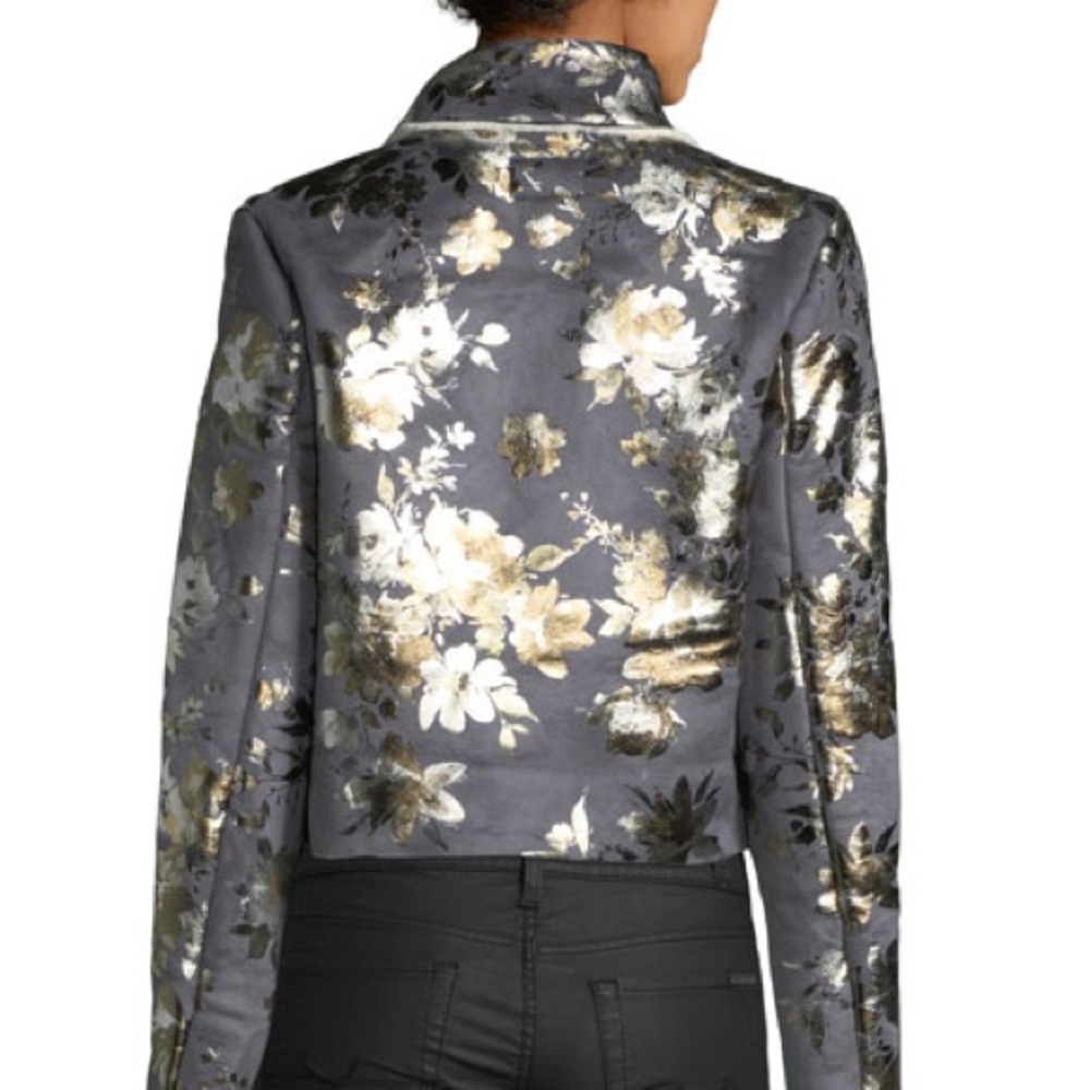 NWT Goldie London Rose Metallic Flowers - Picture 2 of 2